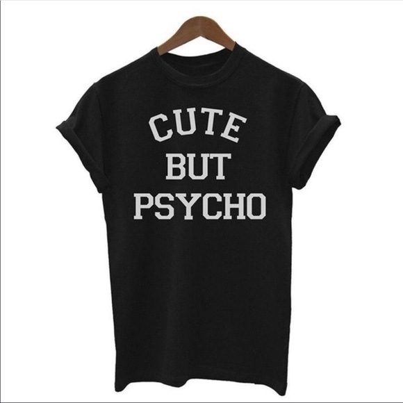 BOUTIQUE Tops - 🖤Black cute but psycho T-shirt! 🖤